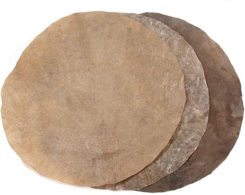 Buffalo skin leather drum head - buffalo,