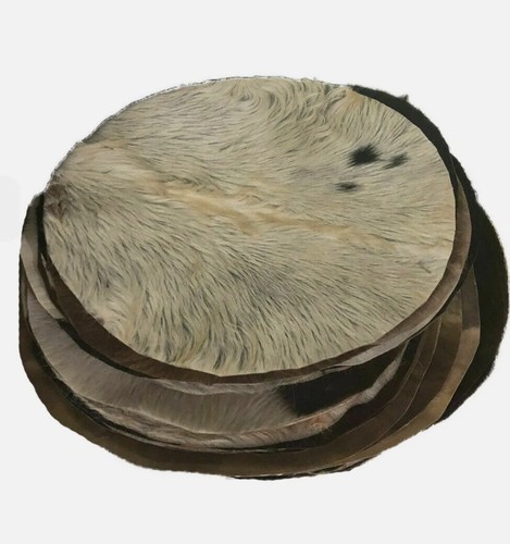 Goat skins head with - head, hair