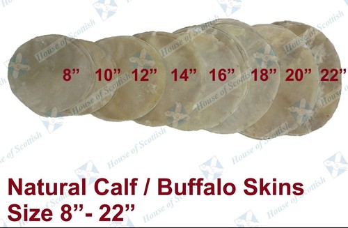 Calf buffalo skin - calf/buffalo, natural